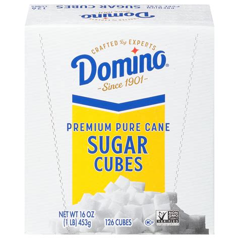 pure cane sugar cubes